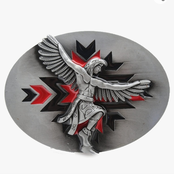 New Native American Warrior Chief eagle dancer belt buckle - Picture 1 of 3
